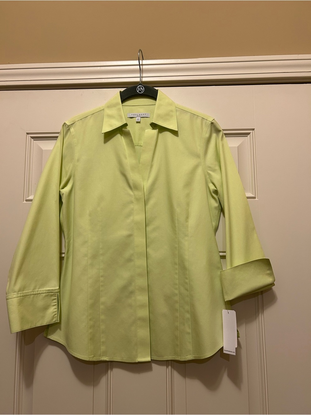 NWT Foxcroft Petite Non-Iron Blouse